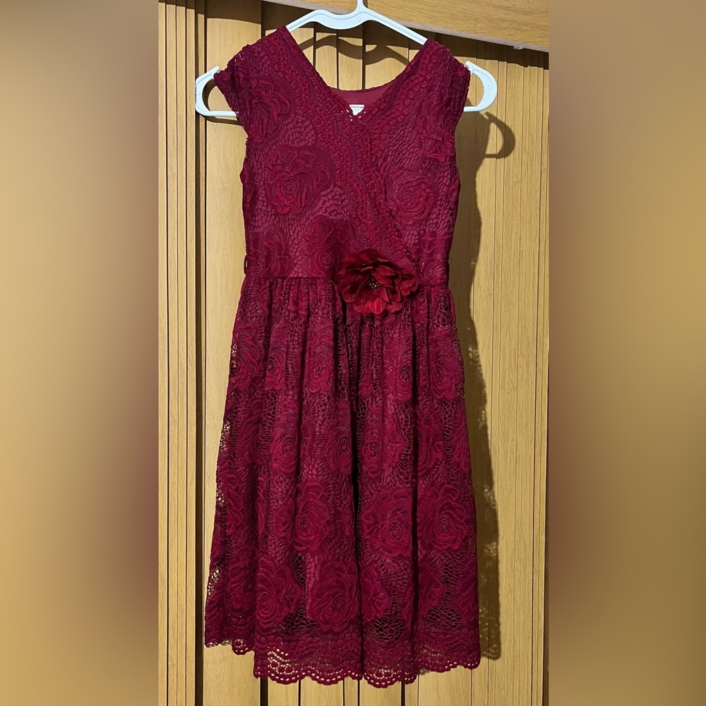 Formal Girls Dress, size 10. Made in the USA.